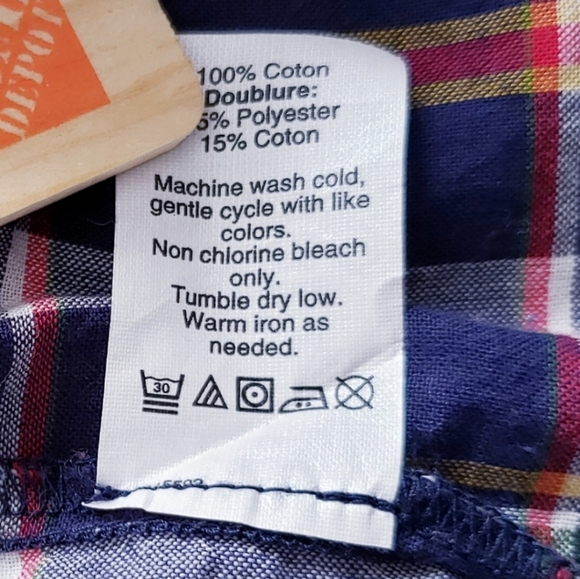 J. Crew Factory Cami plaid cotton top Sz 10 - Picture 5 of 6